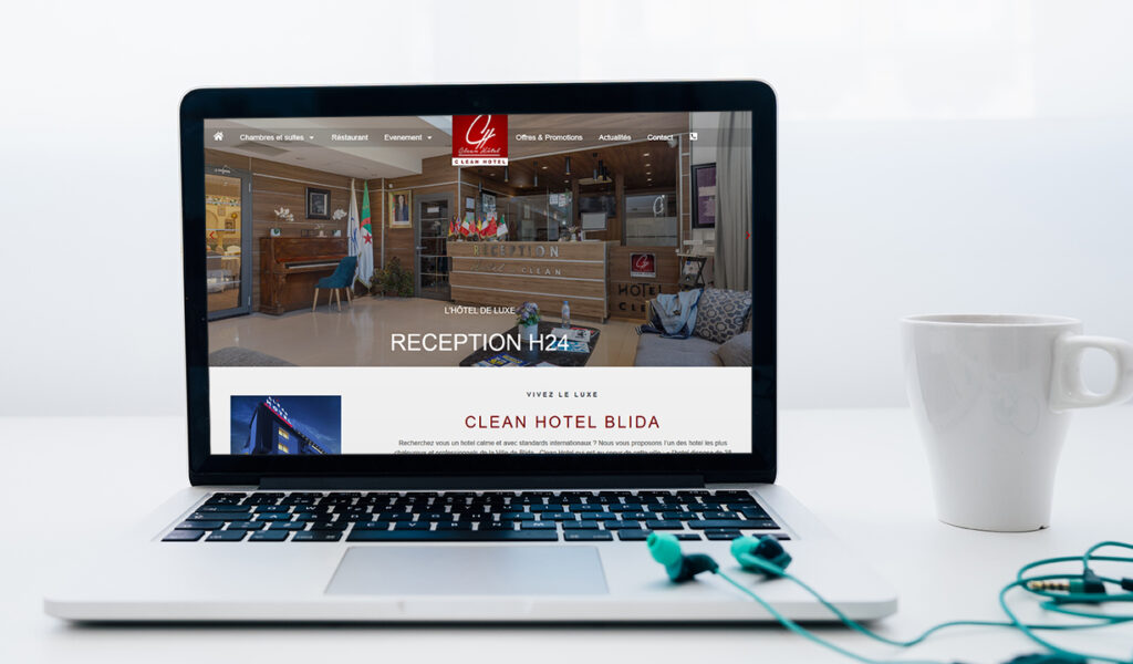 Site Clean Hotel Blida réalisé par I2S